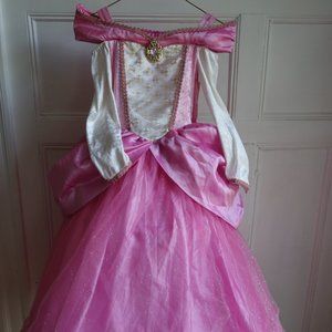 Sleeping Beauty Aurora Costume - Pink Princess Dress Gown - Halloween - 5 6